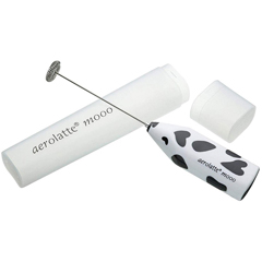 Aerolatte Original Steam-Free Coffee and Milk Frother, To-Go Storage Tube, Mooo - 3