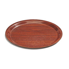 Arcoform Laminated Non-Slip Round Tray, 38 cm - 1