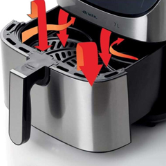 Ariete Airfryer, 7 lt, 800 w, Metal - 3