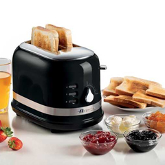 Ariete Moderna 2 Slice Toaster, 815 w, Black - 3