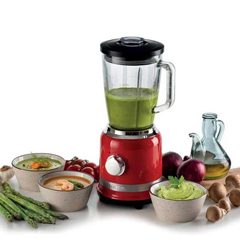 Ariete Moderna Cam Blender, Buz Kırma Fonksiyonlu, 1,5 lt, 1000 w, Kırmızı - 4