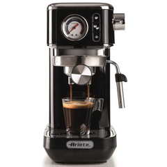 Ariete Moderna Espresso Slim Coffee Machine, Black - 1