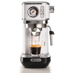 Ariete Moderna Espresso Slim Coffee Machine, White - 1