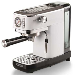 Ariete Moderna Espresso Slim Coffee Machine, White - 2