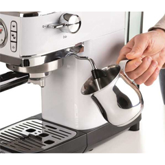 Ariete Moderna Espresso Slim Coffee Machine, White - 4