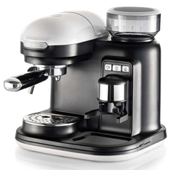 Ariete Moderna Integrated Grinder Espresso Coffee Machine, Single Group, White - 1