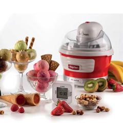 Ariete Party Time Ice Cream Maker, 1.5 lt Capacity, 12 w, Red - 4