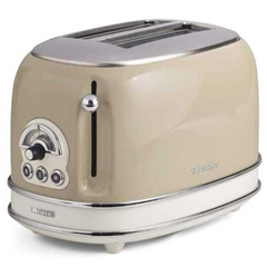 Ariete Vintage 2 Slice Bread Toaster, 810 W, Beige - 1