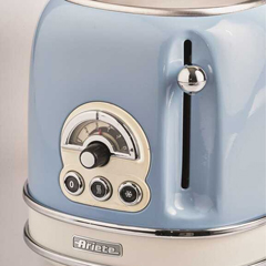 Ariete Vintage 2 Slice Bread Toaster, 810 W, Blue - 2