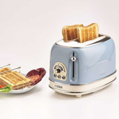 Ariete Vintage 2 Slice Bread Toaster, 810 W, Blue - 3