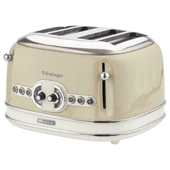 Ariete Vintage 4 Slice Toaster, 1630 w, Beige - 1