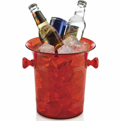 Biradlı Bottle Bucket, 21x21.5 cm, Red - 2