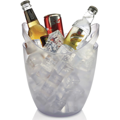 Biradlı Bottle Bucket, 22.2x21.6x26.6 cm, Transparent - 2