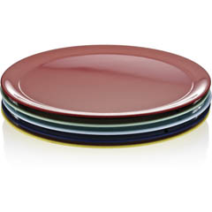 Biradlı Fts-1984 Melamine Plate, Oval, 55x42x3 cm, Dark Blue - 1