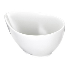 Biradlı Minimalist Buffet, Sauce Dish, Snack Bowl, 10.5x7.5x4.5 cm, White - 1