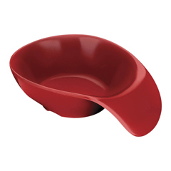 Biradlı Minimalist Buffet, Sauce Dish, Snack Bowl, 13x9x3.5 cm, Red - 1