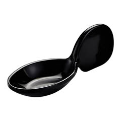 Biradlı Open Buffet Minimalist, Sauce Container, Snack Bowl, 10x4x1.5 cm, Black - 3