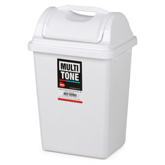 Bora Plastic Corner Push Trash Can, No 3, 14 Lt, BO191 - 2