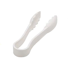 Corona Professional Polycarbonate Salad Tongs No: 1, BO029, White - 1