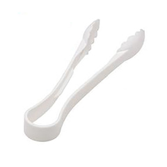 Corona Professional Polycarbonate Salad Tongs No: 3, BO031, White - 1