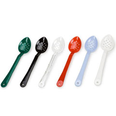 Corona Professional Polycarbonate Serving Spoon, Perforated, BO718, Green - 2