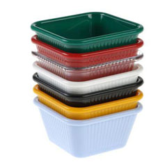 Corona Professional Polycarbonate Square Sauce Container, No 2, BO728, Green - 1