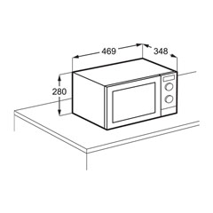 Electrolux Microwave Oven, 25 L, EMZ725MMTI - 8