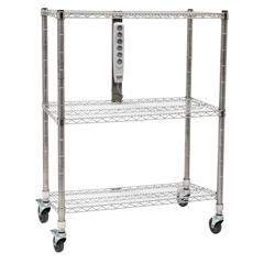 Empero Hotel Floor Service Trolley, Heated - 2