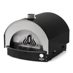 Empero Wood Stone Base Pizza Oven, 60x60 cm, Black - 1