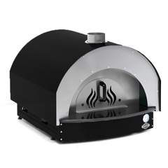 Empero Wood Stone Base Pizza Oven, 60x60 cm, Black - 2