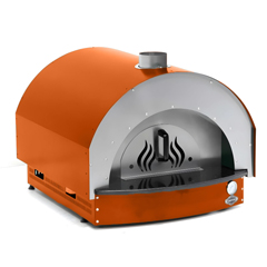 Empero Wood Stone Base Pizza Oven, 60x60 cm, Orange - 1