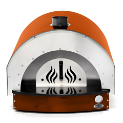 Empero Wood Stone Base Pizza Oven, 60x60 cm, Orange - 2