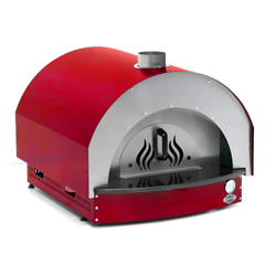 Empero Wood Stone Base Pizza Oven, 60x60 cm, Red - 2