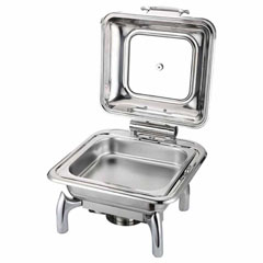 Epinox Chafing Dish Hidrolik Kapaklı, 6 l, 2/3, Cdh 6 - 1