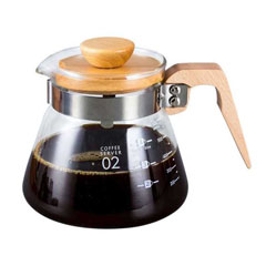 Epinox Coffee Carafe Wooden Handle, 600 ml, Vcwn 60 - 1