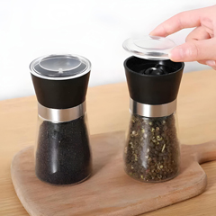 Epinox Salt and Pepper Grinder, Glass Chamber, 13 cm, CSS-13 - 3