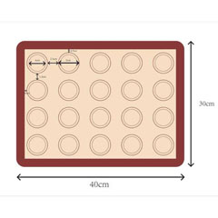 Epinox Silicone Macaron Mat, 40x30 Cm, Smm 43 - 1