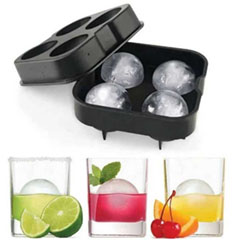 Epinox TBK-45 Ice Mold, Silicone, 4-Piece Set, 45 mm - 5