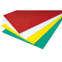 Gnç Polyethylene Cutting Board, 4 cm Thickness, 60x200 cm, Red - 3