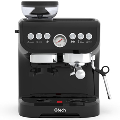 Gtech AC-517EC Manual Espresso Coffee Machine, Single Group, Black - 2