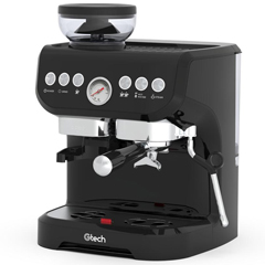 Gtech AC-517EC Manual Espresso Coffee Machine, Single Group, Black - 1