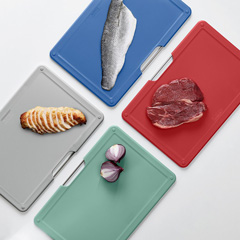 Joseph Joseph Folio Regular Cutting Board Set, 4-Piece, Graphite - 2