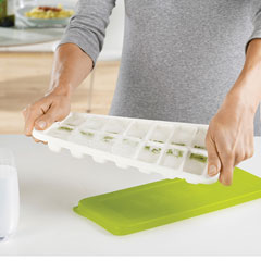 Joseph Joseph Quicksnap Plus Ice Cube Tray, Green - 3