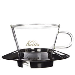 Kalita Wave Dripper 185, Glass, Black - 1