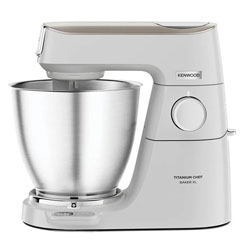 Kenwood Titanium 7lt Chef Baker White XL Kitchen Chef, 1200W - 1