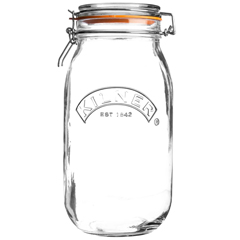 Kilner Clip Top Round Jar, 2 L - 1