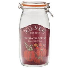 Kilner Clip Top Round Jar, 2 L - 2