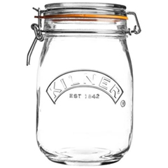 Kilner Klipsli Yuvarlak Kavanoz, 1 Lt - 1