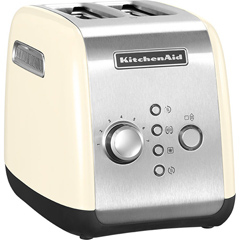 KitchenAid 2 Slice Toaster, Almond Cream, 5KMT221EAC - 1