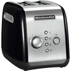 KitchenAid 2 Slice Toaster - 5KMT221, Black - 1